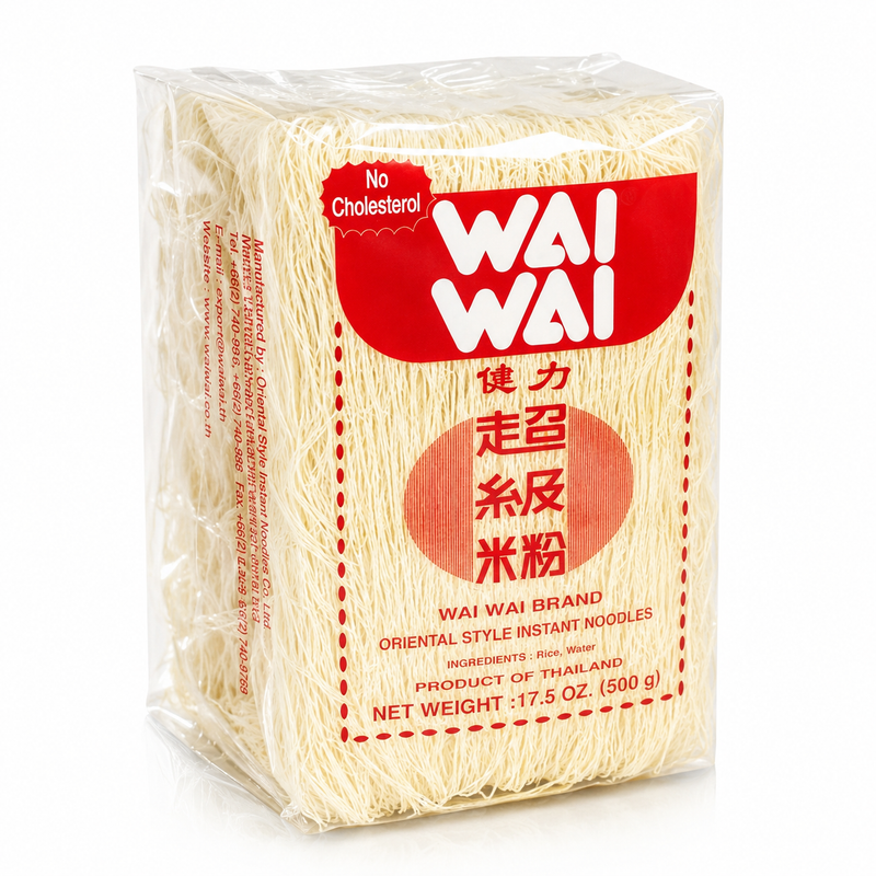 Wai Wai Oriental Style Rice Vermicelli 健力超级米粉 500克