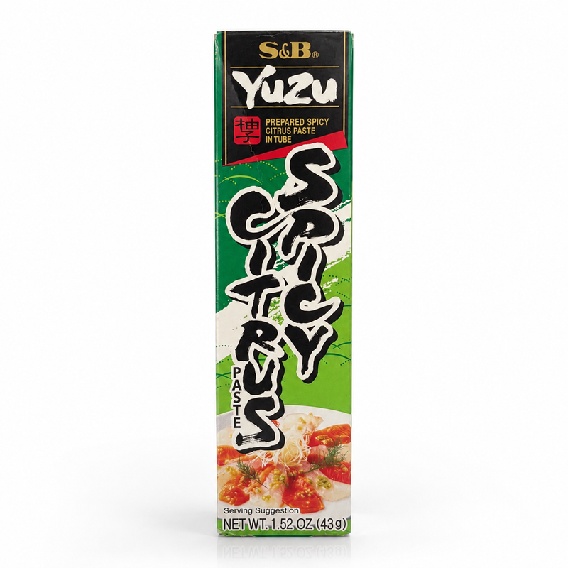 S&B Green Chilli Paste with Yuzu (Yuzu Kosho) yuzu pepper paste 43g