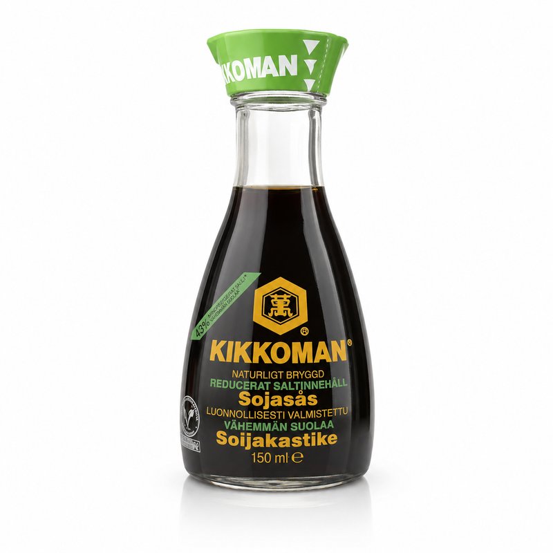 Kikkoman Mindre Salt Såjasås  150ml