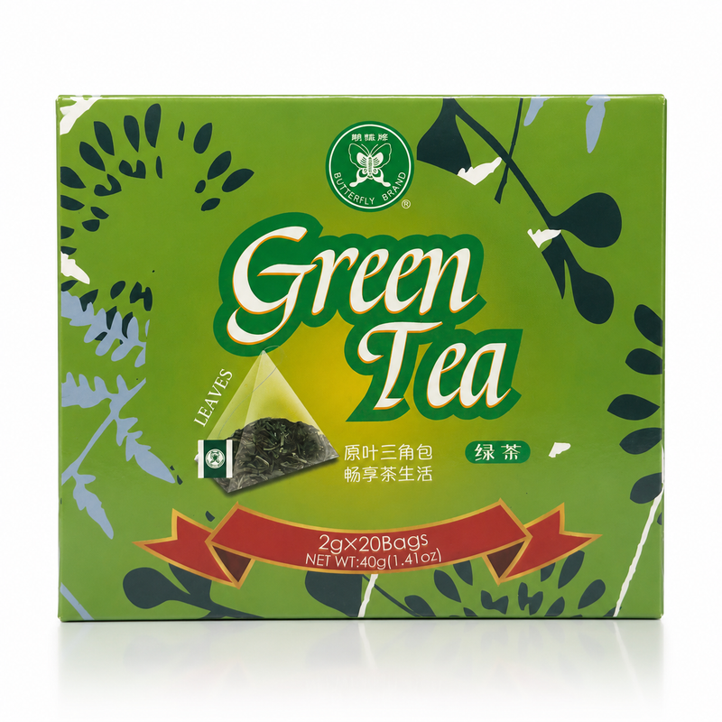 Butterfly Brand Kinesiskt Grönt Te 40g (20 tepåsar)