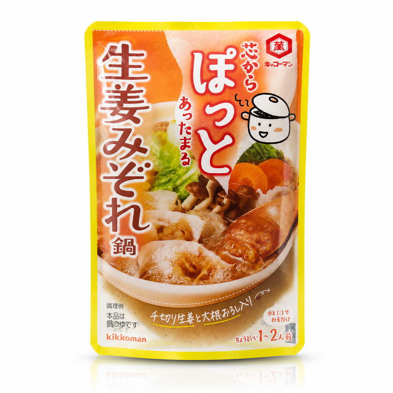 Kikkoman Hot Pot-bas med ingefära och riven rättika 40g