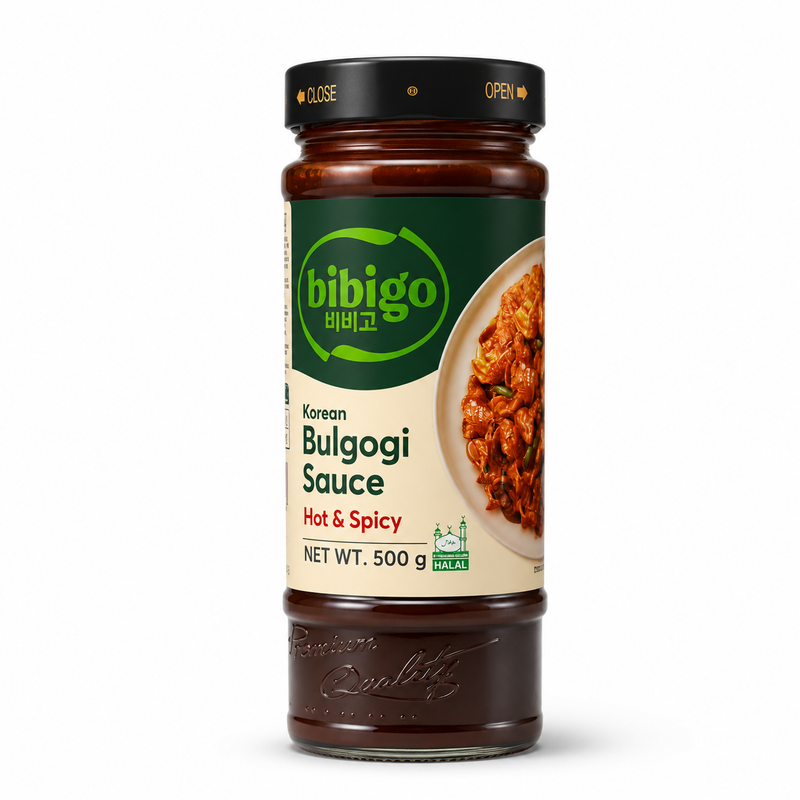 Bibigo Koreansk Bulgogisås stark 500g