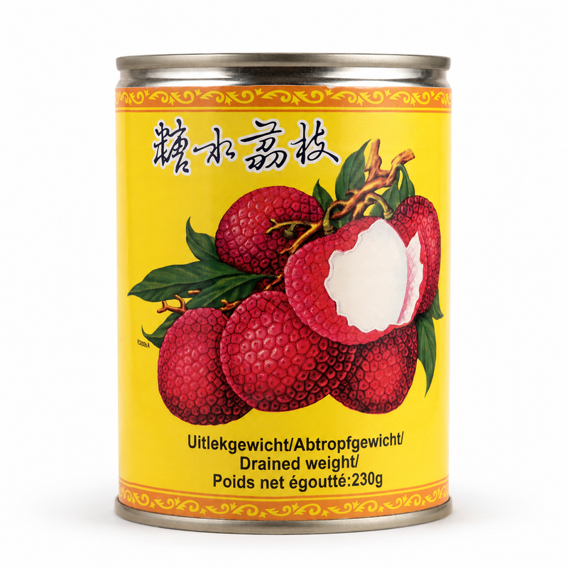 Golden Lion Litchi i sockerlag 567g