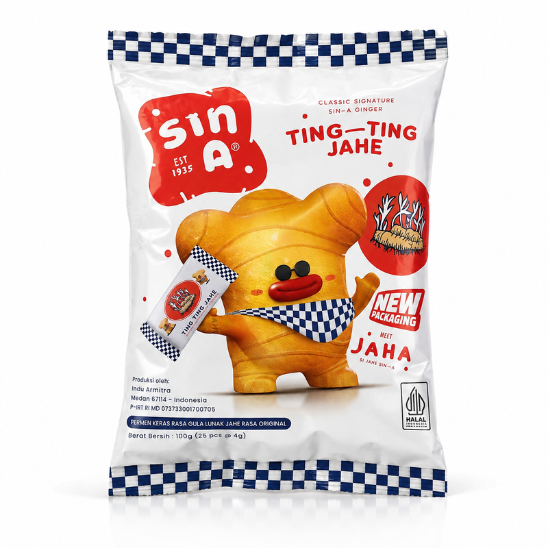 Sin-A Ingefärskarameller Original 100g