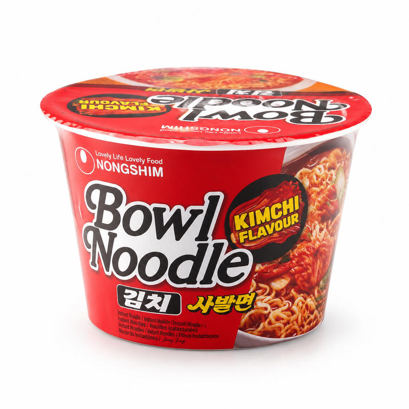 Nongshim Bowl Noodle snabbnudlar med kimchismak 100g
