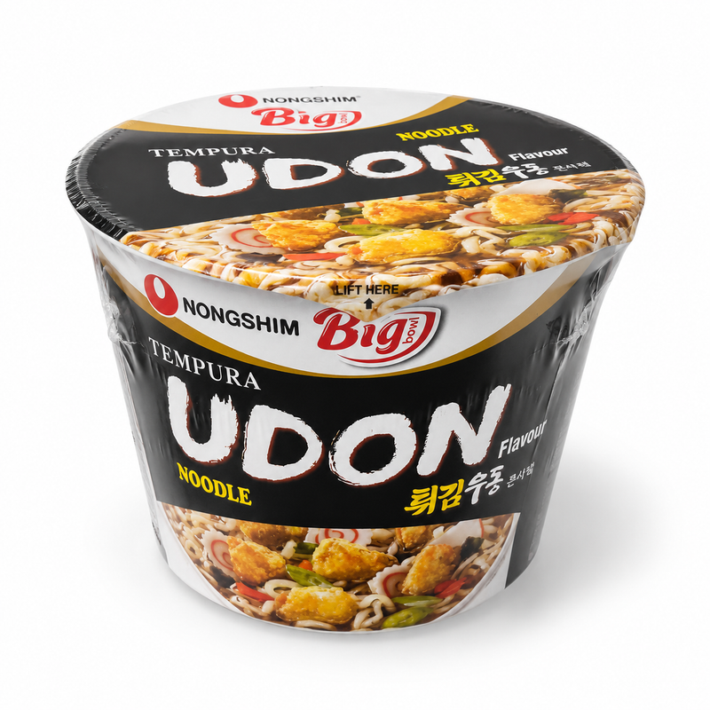 Nongshim Big Bowl Udon snabbnudlar med tempurasmak 111g