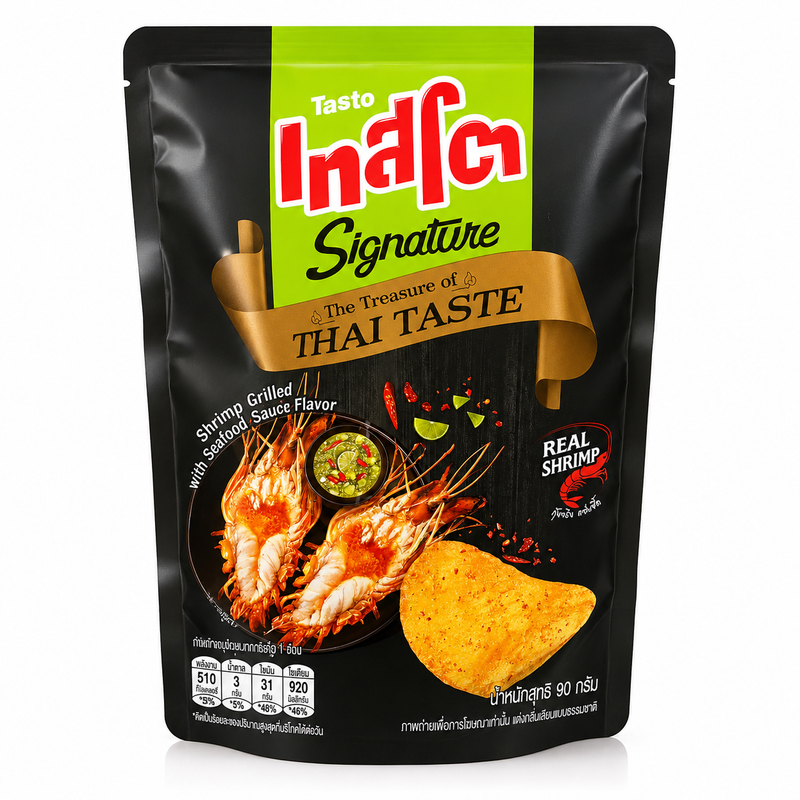Tasto Potatischips med Grillad Räka och Skaldjurssås 90g