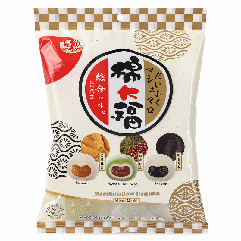 Royal Family Cotton Mixed Flavor Mochi 250g