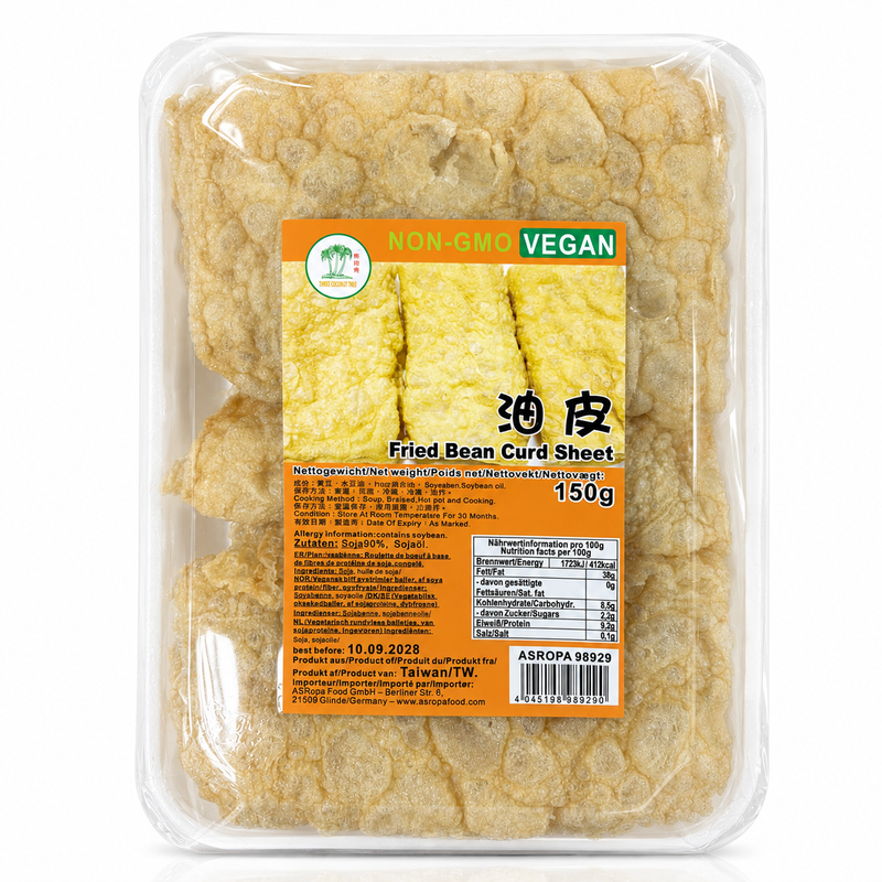 Three Coconut Tree Friterade Sojabönsark 150g