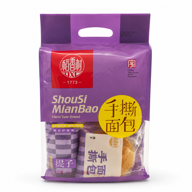 Daoxiangcun Hand-Torn Bread, Raisin Flavor, 258g