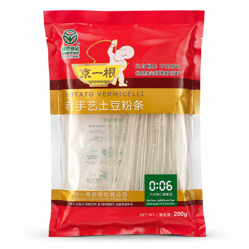 Jingyigen breda potatisnudlar 200g