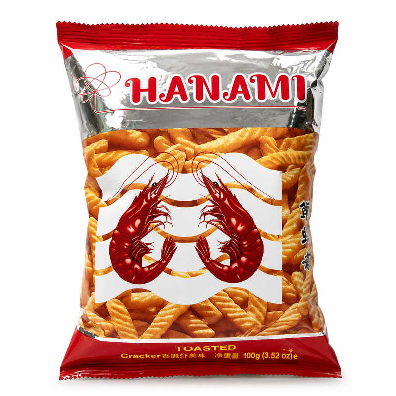 Hanami räkchips original 100g