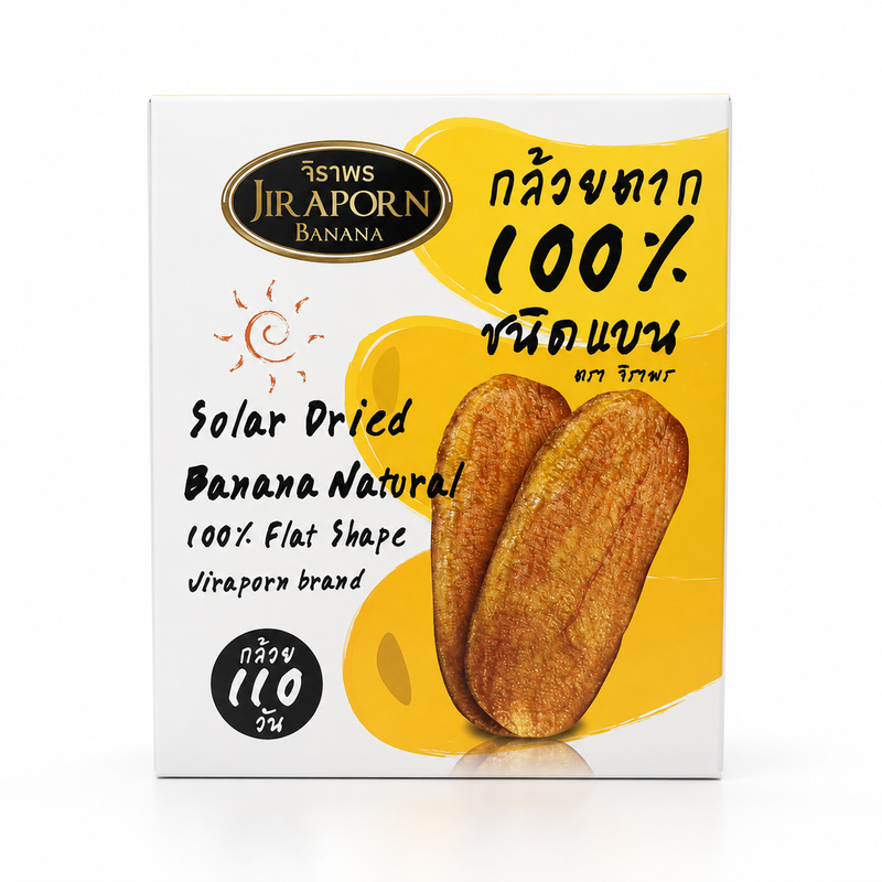 Jiraporn torkad banan 200g