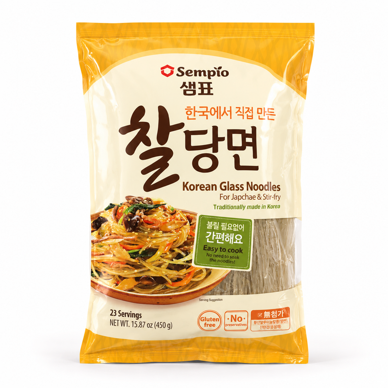 Sempio koreanska sötpotatisglasnudlar 450g