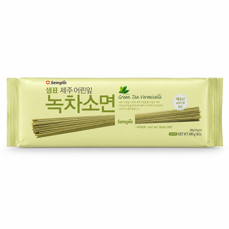 Sempio koreanska vetnudlar med grönt te 300g