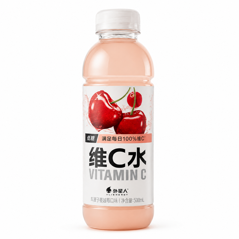 Alienergy Vitamin C Water Körsbär & Tranbär 500ml