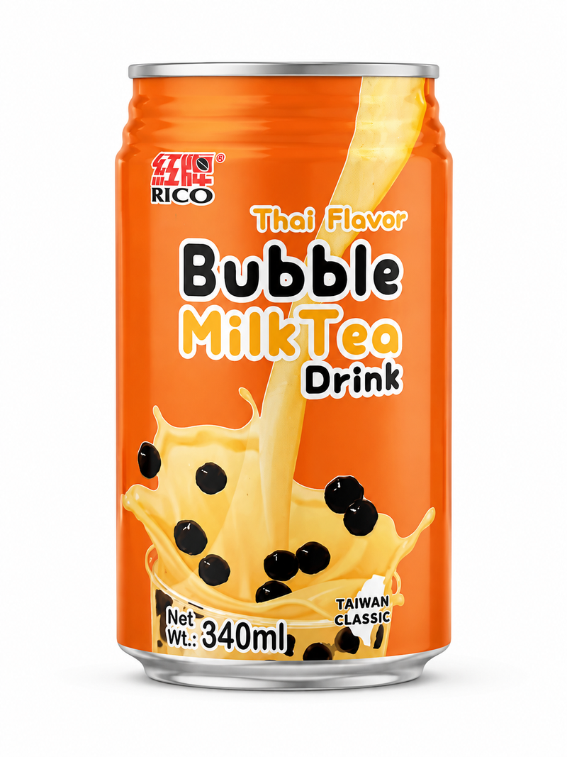 RICO Bubble Milk Tea Dryck Thaismak 340ml
