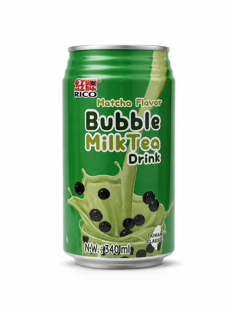RICO Bubble Milk Tea Matchasmak 340ml