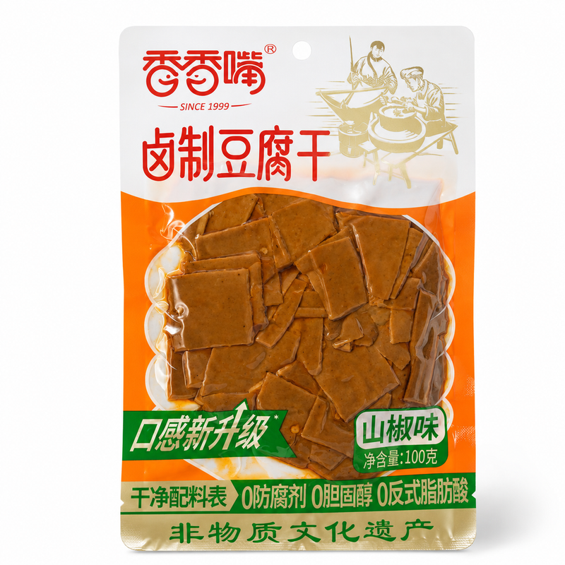 JoyTofu 香香嘴山椒味卤制豆腐干 100g