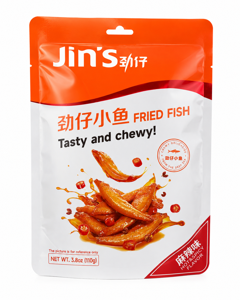 Jinzai Grillad Stark Småfisk 110g