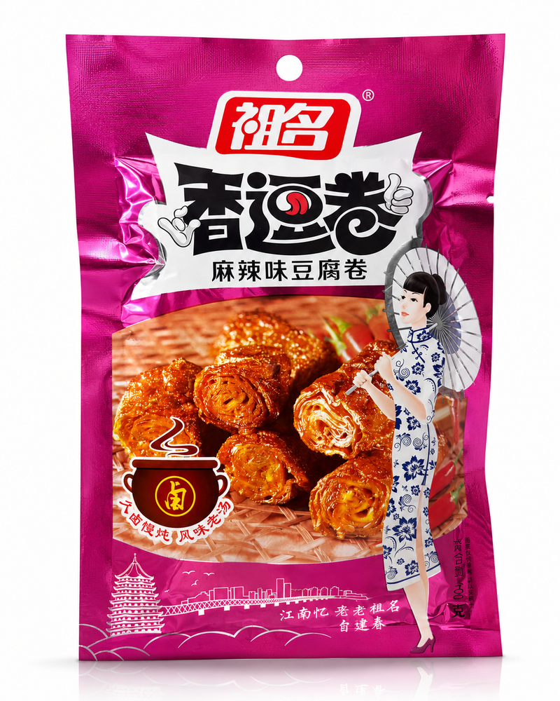 Zuming Sichuan Kryddig Tofurulle 100g