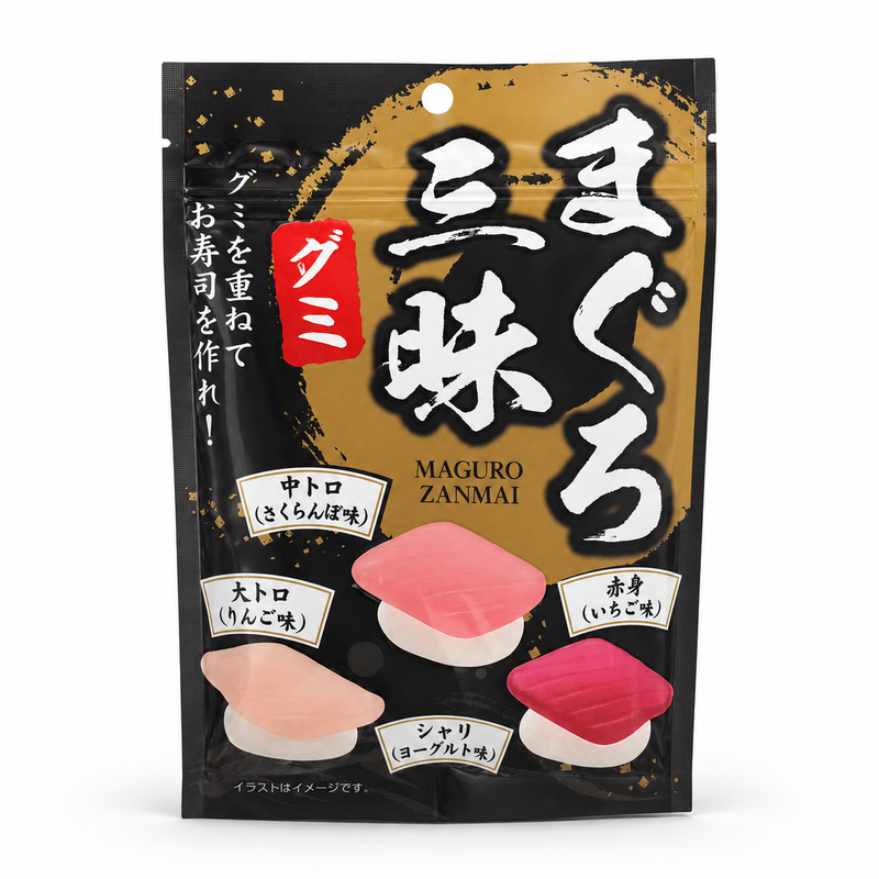 Maguro Zanmai sushiformade gelégodisar 60g