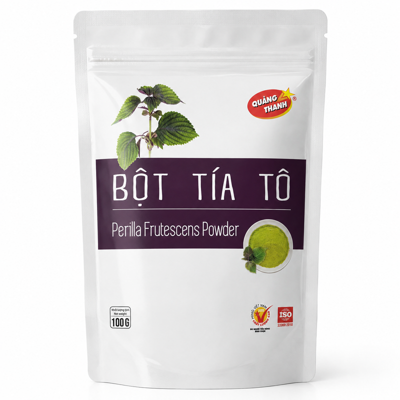 Quang Thanh Perillabladspulver 100g