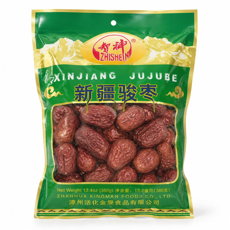 Zhi Shen Torkade Röda Jujuber från Xinjiang 380g