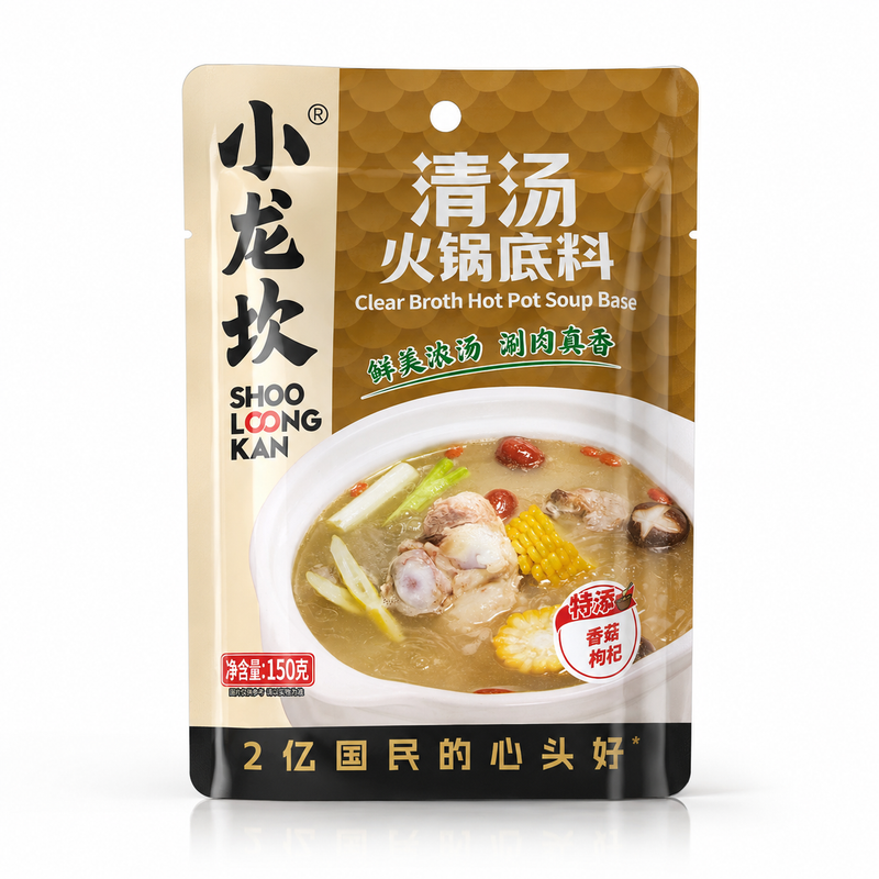 Shoo Loong Kan Hot Pot-bas med svamp 150g