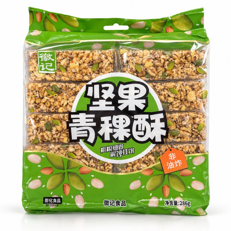 Huiji Highland Barley Snack med Nötter & Frön 286g