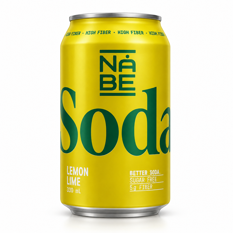 NÅBE Sockerfri Läsk med Citron- & Limesmak 330ml