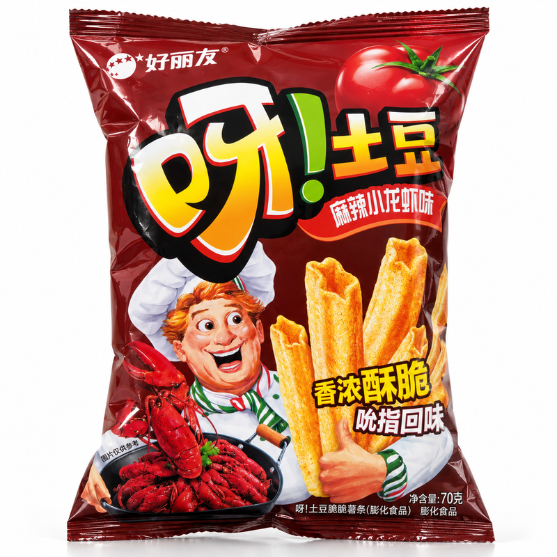 Orion Potatissnacks med Stark Kräftsmak 70g