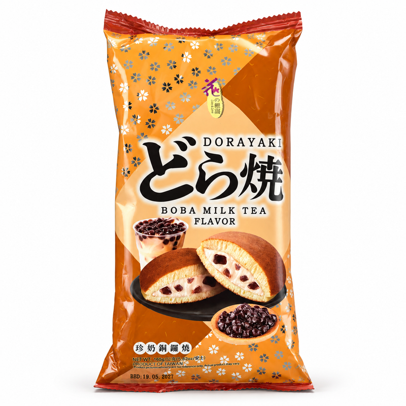 Dorayaki med Boba Milk Tea-smak 165g