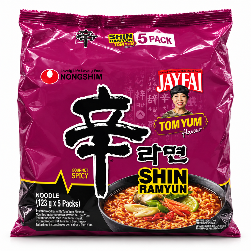 Nongshim Shin Ramyun Tom Yum 5-pack 615g