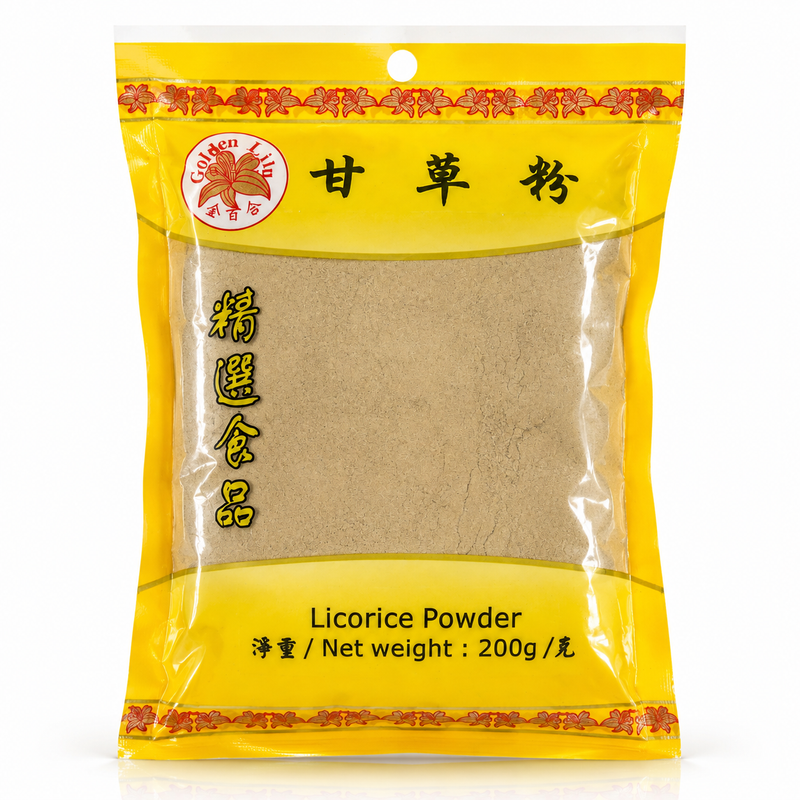 Golden Lily Lakritspulver 200g
