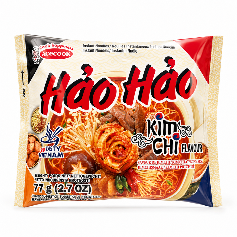 Acecook Hảo Hảo snabbnudlar med kimchismak 77g