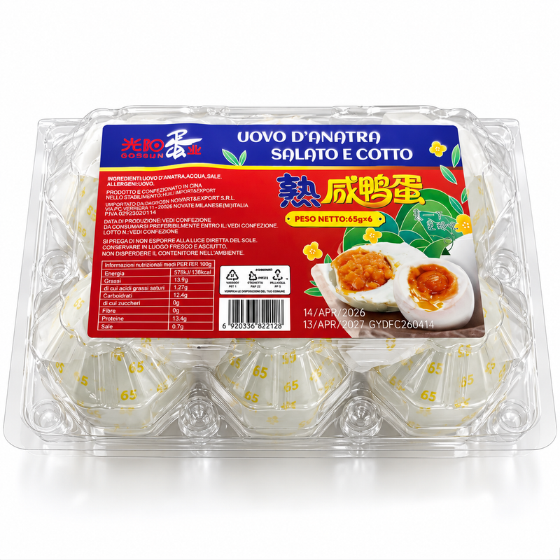 Goosun Kokta Saltade Ankägg 6-pack 390g