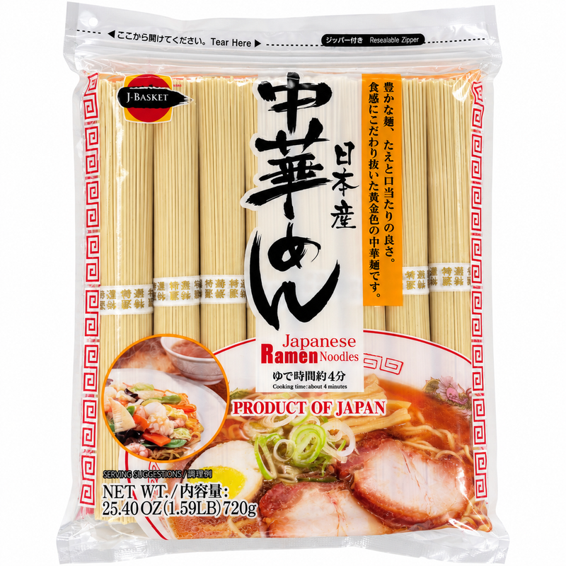 J-Basket Japanska Ramennudlar 720g