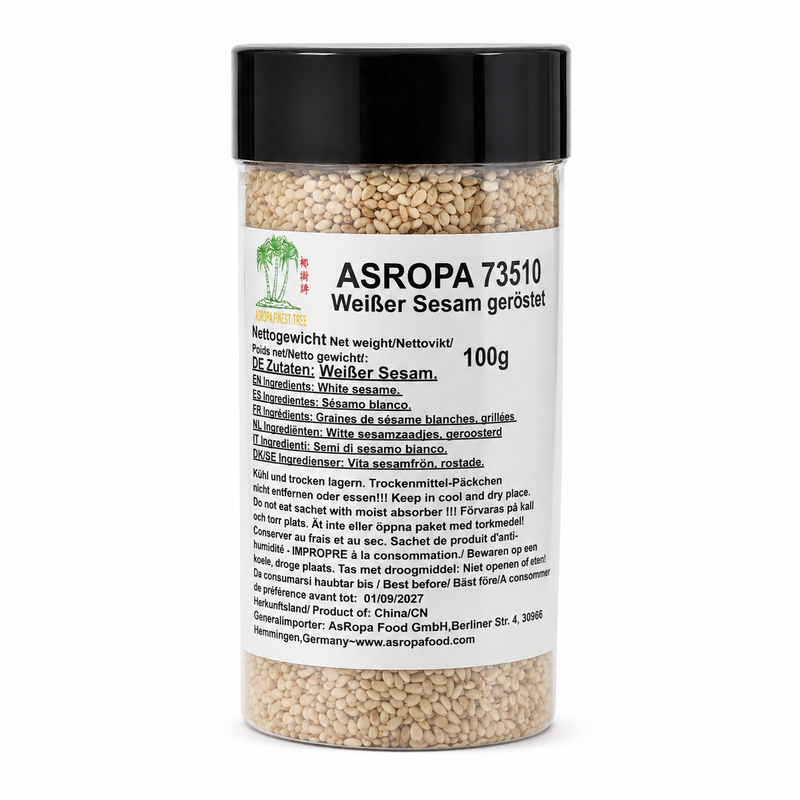 TCT Rostade vita sesamfrön 100g