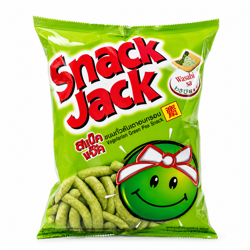 Snack Jack Gröna Ärtsnacks med Wasabi 62g