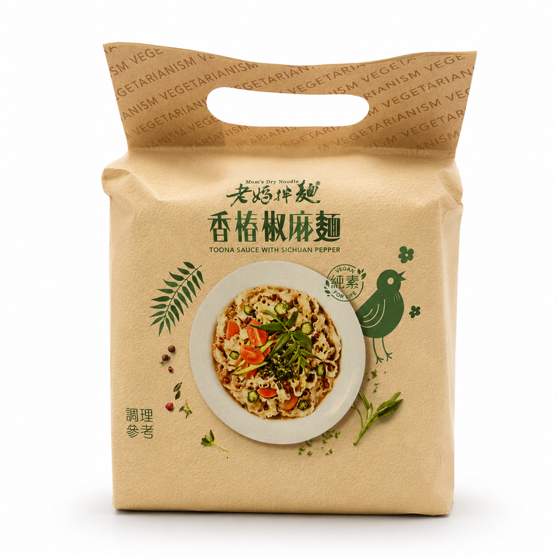 Mom’s Dry Noodle Nudlar med toon och sichuanpepparsås 118g
