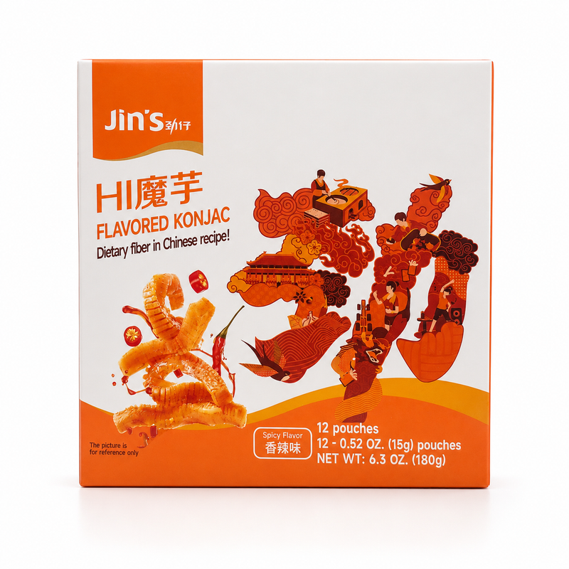 Jin’s Stark Konjac-snacks 180g