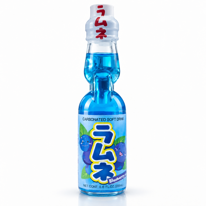 Ramune kolsyrad läsk med blåbärssmak 200 ml