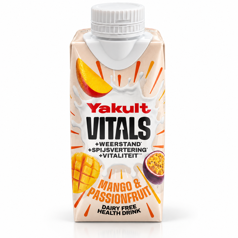 Yakult Vitals Mango & Passionsfrukt 200ml