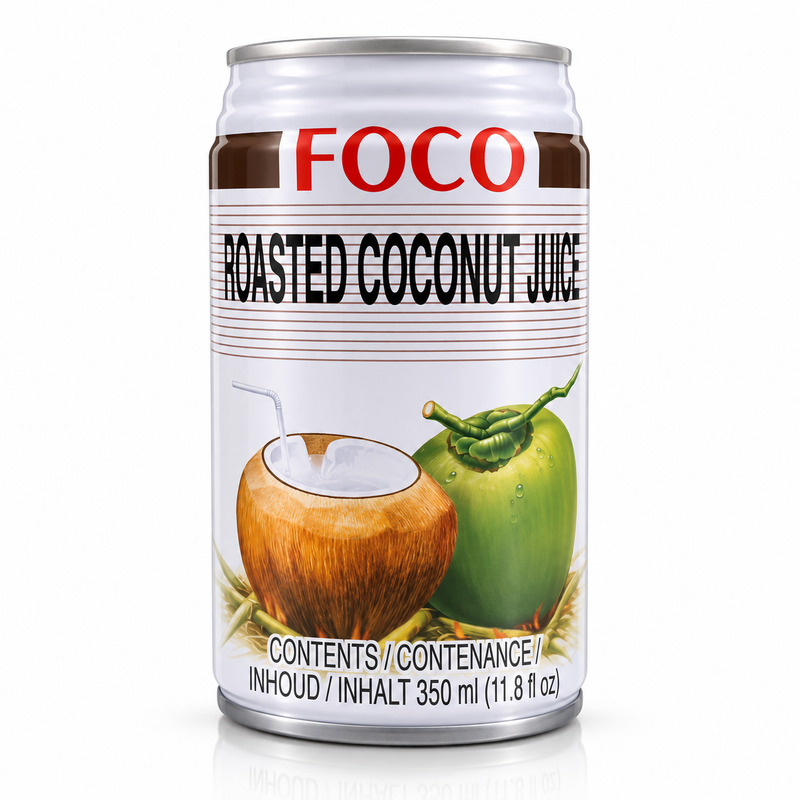 FOCO Rostad Kokosjuice 350ml
