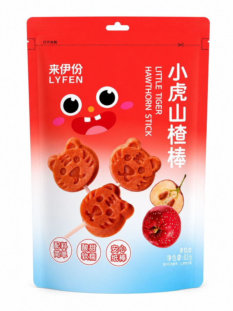 Lyfen Fruktsnack av hagtorn stickform 85g