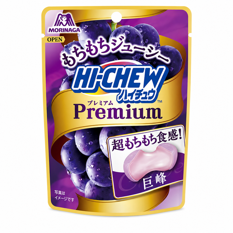 Morinaga Hi-Chew Premium Tuggodis med druvsmak 32g