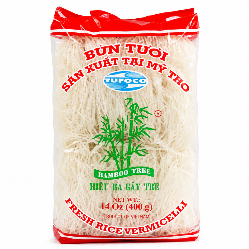 Bamboo Tree Färska Risnudlar 400g