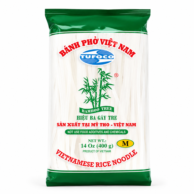 Bamboo Tree Färska Risnudlar (M) 400g