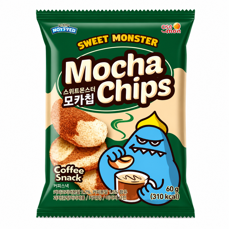 Monster Chips Kaffesmakande chokladchips (Mocha flavour) 60g